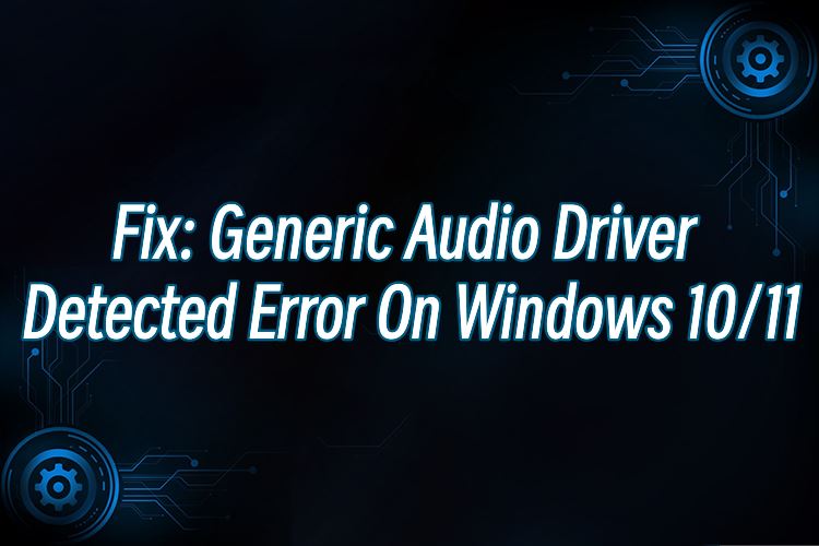 Generic Audio Driver Detected Error.jpg